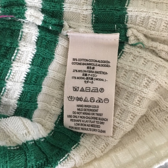 Free People Gidget Sweater Dress Puff L-sleeve Sz XS Color Ivory Combo SMRP $148 - Picture 10 of 10